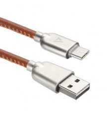 Кабель USB ACD-Allure Type-C ~ USB-A Кожа, 1м, коричневый (ACD-U926-C2N)                                                                                                                                                                                  