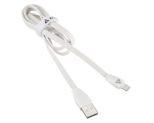 Кабель USB ACD-Life Lightning ~ USB-A TPE, 1м, белый (ACD-U920-P5W)