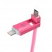 Кабель USB ACD-Multi Lightning / MicroUSB ~ USB-A 2в1, TPE, 1м, маджента (ACD-U914-PMM)