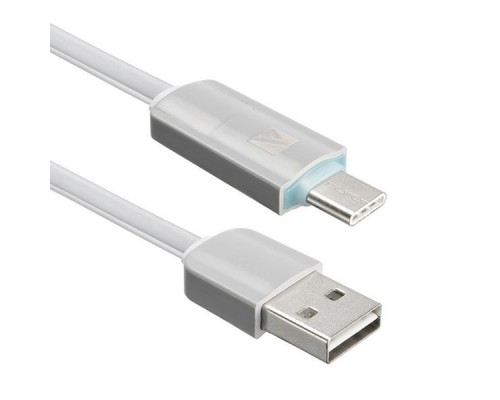 Кабель USB ACD-Multi USB-C / MicroUSB ~ USB-A 2в1, TPE, 1м, серый (ACD-U914-CMA)