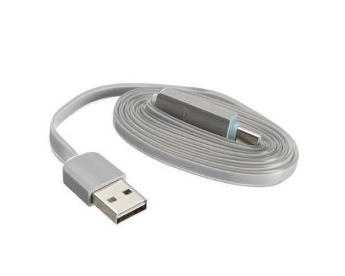 Кабель USB ACD-Multi USB-C / MicroUSB ~ USB-A 2в1, TPE, 1м, серый (ACD-U914-CMA)