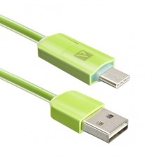 Кабель USB ACD-Multi USB-C / MicroUSB ~ USB-A 2в1, TPE, 1м, зеленый (ACD-U914-CMG)                                                                                                                                                                        