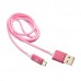 Кабель USB ACD-Style MicroUSB ~ USB-A  2-сторонние коннекторы, нейлон, 1м, маджента (ACD-U913-M2M)