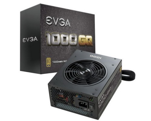 Блоки питания Evga 1000GQ 210-GQ-1000-V2 1000W, 80+ GOLD 1000W, Semi Modular, EVGA ECO Mode RTL