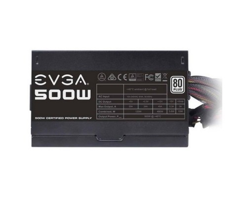 Блок питания Evga 500 w1 100-w1-0500-k2 80+ white 500w rtl