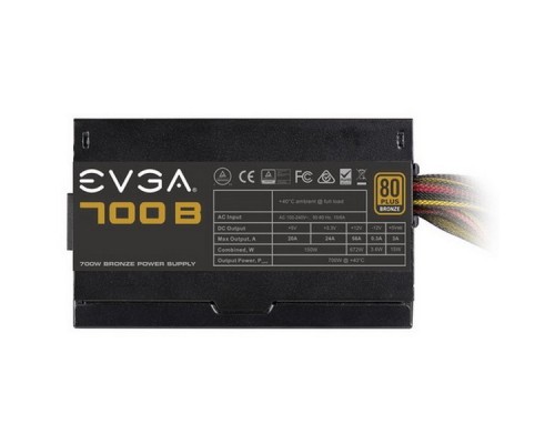 Блоки питания Evga 700 B1 100-B1-0700-K2 80+ BRONZE 700W RTL