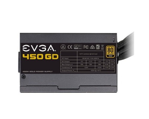 Блок питания 450 GD 100-GD-0450-V2  80+ Gold, 450W, RTL