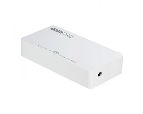 Сетевое оборудование TOTOLINK S808 TOTOLINK 8-Port 10/100Mbps Desktop Switch 8*10/100Mbps auto-negotiation RJ45 Ports Supports Auto MDI/MDIX, plastic case