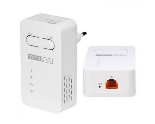 Сетевое оборудование TOTOLINK PLW350KIT TOTOLINK 150Mbps AV200 Wi-Fi Power Line Extender Kit 1*FE port,1*WPS button,1* Power button, up to 300 meters range, twins package