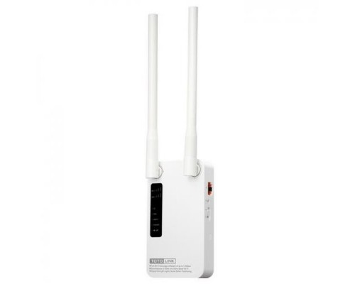 Маршрутизатор EX1200M TOTOLINK AC1200 Dual Band WiFi Range Extender 1*LAN FE Port, 1*2.4G WPS button, 1*5G WPS button,1*Power ON/OFF button, 2*5dBi external antennas