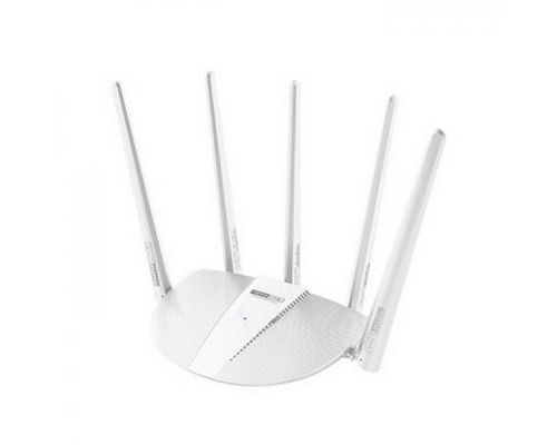 Сетевое оборудование TOTOLINK A810R TOTOLINK AC1200 Wireless Dual Band Router 3*FE Ports(1*WAN+2*LAN), 5*5dBi fixed antennas, PSU 9V/0.8A