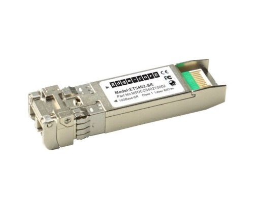 Сетевое оборудование Edge-corE 10G SFP+ Transceiver, 850nm Multimode, 802.3ae 10GBASE-SR Compliance, 300m, LC duplex, compatible with all Edge-Core SFP+ series switches Edge-corE ET5402-SR