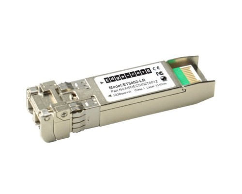 Сетевое оборудование Edge-corE 10G SFP+ Transceiver, 1310nm Singlemode, 802.3ae 10GBASE-LR compliance, 10Km, LC duplex, compatible with all Edge-Core SFP+ series switches Edge-corE ET5402-LR