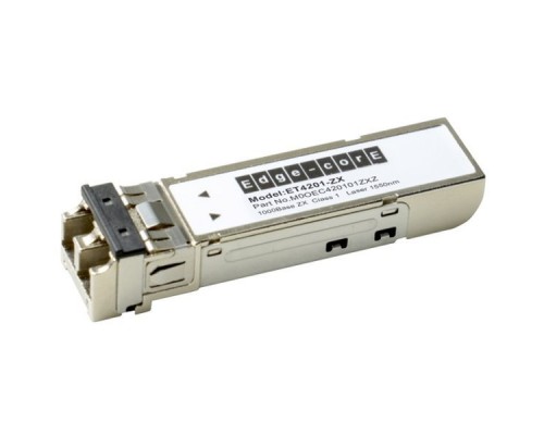 Сетевое оборудование Edge-corE 1000BASE-ZX Single mode SFP transceiver, up to 80Km (1550nm) Edge-corE ET4201-ZX