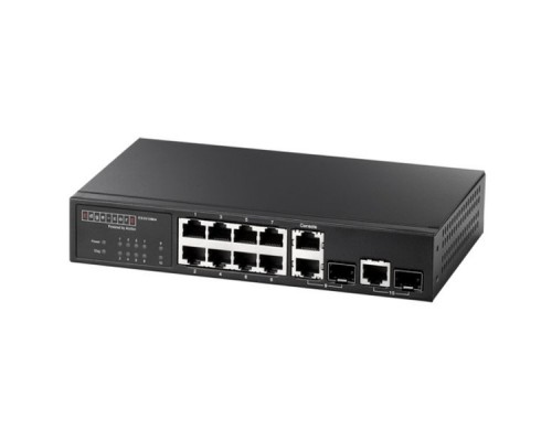 Сетевое оборудование Edge-corE 8-Port 10/100BASE-TX + 2 Combo G (RJ-45/SFP), SFP dual speed 100BASE-X/1000BASE-X, Fanless Design, AC Edge-corE ES3510MA L2 Fast Ethernet Switch