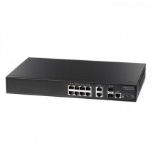 Сетевое оборудование Edge-corE ECS4210-12P Edge-corE 8 x GE PoE+ + 2 x GE + 2 x GE SFP L2 Switch, PoE Budget max 150W                                                                                                                                     