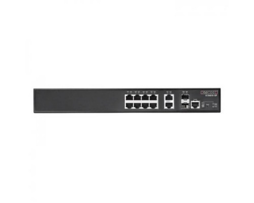 Сетевое оборудование Edge-corE ECS4210-12P Edge-corE 8 x GE PoE+ + 2 x GE + 2 x GE SFP L2 Switch, PoE Budget max 150W