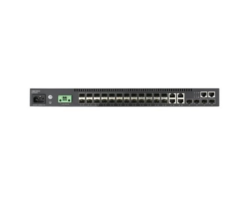 Сетевое оборудование Edge-corE 24 x GE SFP+ 4CG + 4 10G SFP+ ports L2+ Switch, w/ DDM for all ports , 1xRJ45 management port, Dual power supply (AC + DC) Edge-corE ECS4120-28Fv2