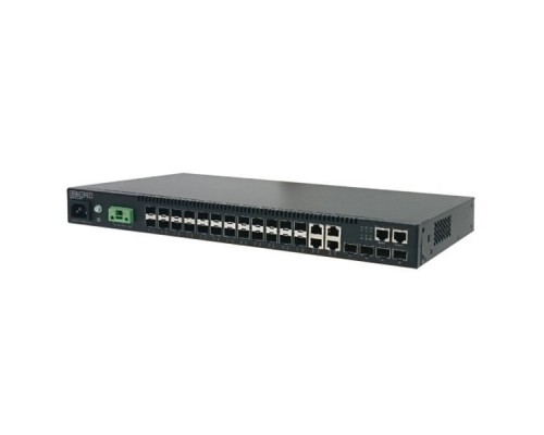 Сетевое оборудование Edge-corE 24 x GE SFP+ 4CG + 4 10G SFP+ ports L2+ Switch, w/ DDM for 10G SFP+ only, 1xRJ45 management port, Dual power supply (AC + DC) Edge-corE ECS4120-28F