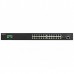 Коммутатор ECS4100-26TX-ME Edge-corE 24 x GE + 2 x 10G SFP+ ports L2+ Switch, Fan-less design, 6KV Surge Protection, AC(Rear)+DC(Front) Power