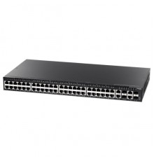 Сетевое оборудование Edge-corE 48-Port 10/100BASE-TX + 4 Combo G (RJ-45/SFP), 1 RS-232 console port management, Fanless Design L2 Fast Ethernet Switch Edge-corE ECS3510-52T                                                                              