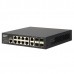 Сетевое оборудование Edge-corE 8 x GE + 2CG + 2 100/1000 SFP L2+ Switch, fan-less design Edge-corE ECS4100-12T