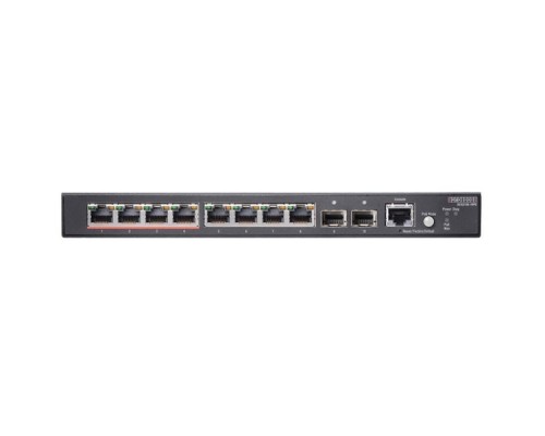 Сетевое оборудование Edge-corE 8 ports 10/100/1000Base-T + 2G SFP uplink ports with 4 port PoE (65W) L2 Gigabit Ethernet Switch - Pro Smart Edge-corE ECS2100-10PE