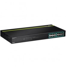 Сетевое оборудование TRENDnet 16-port GREENnet Gigabit PoE+ Switch (250W) TPE-TG160g RTL                                                                                                                                                                  