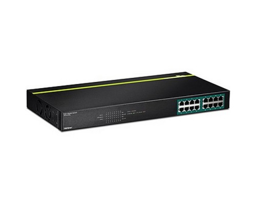 Сетевое оборудование TRENDnet 16-port GREENnet Gigabit PoE+ Switch (250W) TPE-TG160g RTL