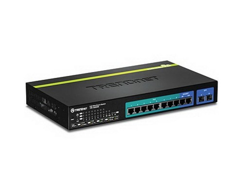 Коммутатор 10-port Gigabit Websmart PoE+ Switch /w 2 Mini-GBIC slots (8 PoE, 2 SFP) TPE-1020WS RTL