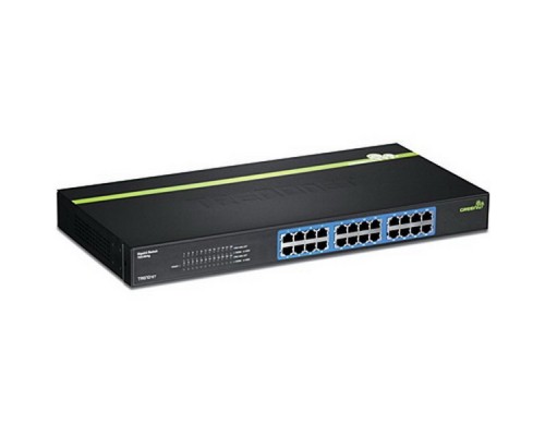 Сетевое оборудование TRENDnet 24-port Gigabit GREENnet Switch(Rack Mount) TEG-S24g RTL