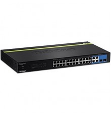 Коммутатор 24-Port 10/100Mbps Web Smart Switch w/ 4 Gigabit Ports and 2 Mini-GBIC Slots  TEG-424WS RTL                                                                                                                                                    