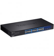 Коммутатор 24-Port Gigabit Web Smart with 4 x 10G SFP+ slots TEG-30284 RTL                                                                                                                                                                                