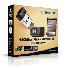Сетевое оборудование TRENDnet Micro N150 Wireless & Bluetooth USB Adapter TBW-108UB RTL                                                                                                                                                                   