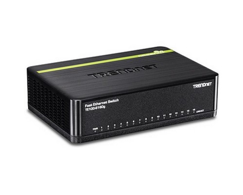 Сетевое оборудование TRENDnet 16-port 10/100Mbps GreeNnet Desktop Switch TE100-S16Dg RTL