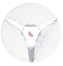Маршрутизатор RBLHG-2nD with 18dBi 2.4GHz antenna, Dual Chain 802.11bgn wireless, 650MHz CPU, 64MB RAM, 1 x LAN, POE, PSU, pole mount, RouterOS L3                                                                                                        