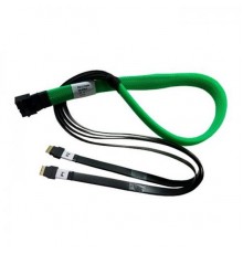 Кабель Cable, U.2 Enabler, HD (SFF8643) -to- Slimline (SFF8654), 1m, Used with systems that use the Slimline connector on the NVMe-backplane (05-50063-00)                                                                                                