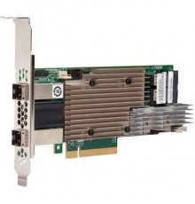 Контроллер MegaRAID SAS 9380-8I8E SGL (05-25716-00), PCIe 3.0 x8 LP, SAS/SATA 12G, RAID 0,1,5,6,10,50,60, 16port(2*int SFF8643 + 2*ext SFF8644), Cache 2GB, 3316ROC                                                                                       