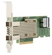 Контроллер LSI SAS 9400-8i8e SGL (05-50031-02), PCIe 3.1 x8 LP, Tri-Mode SAS/SATA/NVMe 12G HBA, 16port(2*int SFF8643+2*ext SFF8644), 3516 IOC                                                                                                             