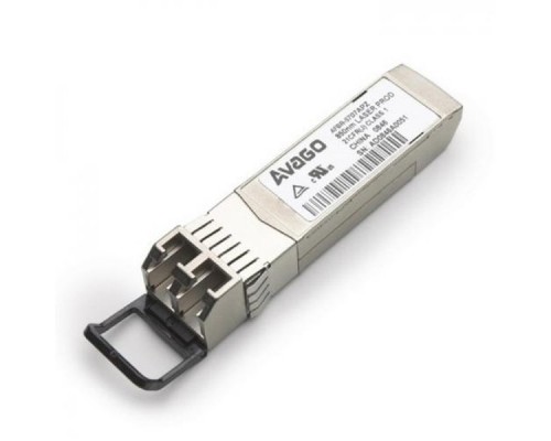 Волоконно-оптический приемопередатчик AFBR-57F5PZ  Transceiver 16GbE Fibre Channel (14.025/8.5/4.25 GBd), SFP+, LC MM 500m, 850nm VCSEL laser, DMI, bail de-latch, Foxconn Avago