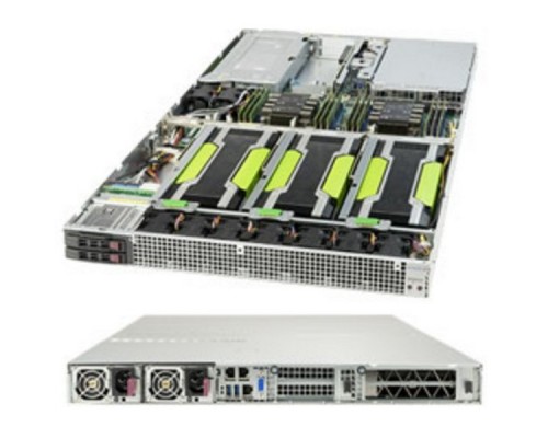 Платформа системного блока SYS-1029GQ-TRT 1U Rackmount  CSE-118GQETS-R2K05P2  X11DGQ  Intel® C621 controller for 4 SATA3 (6 Gbps) ports; RAID 0,1,5,10
