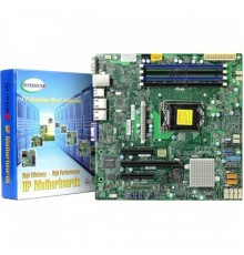 Материнская плата Материнская плата SuperMicro MBD-X11SSL-B Micro-ATX  LGA 1151  64GB Unbuffered ECC UDIMM  6xSATA3  6xUSB2.0  5xUSB3.0  VGA 1xPCI-E3.0x8(in x16 slot)  1xPCI-E3.0x8  1xPCI-E3.0x4 (in x8 slot)                                           