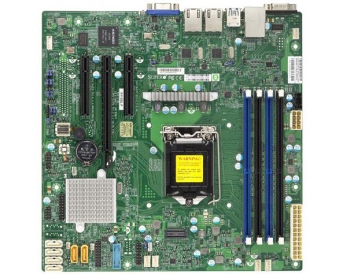 Материнская плата Материнская плата SuperMicro MBD-X11SSL-B Micro-ATX  LGA 1151  64GB Unbuffered ECC UDIMM  6xSATA3  6xUSB2.0  5xUSB3.0  VGA 1xPCI-E3.0x8(in x16 slot)  1xPCI-E3.0x8  1xPCI-E3.0x4 (in x8 slot)