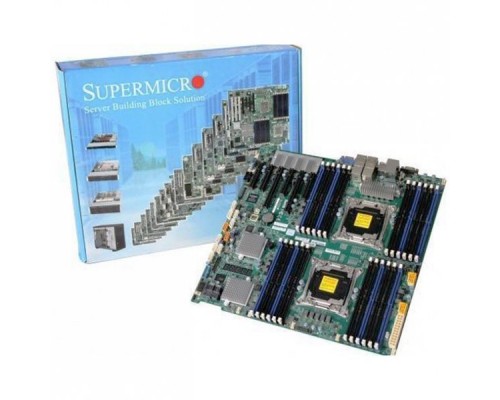 Материнская плата Материнская плата SuperMicro MBD-X10DRC-T4+-O, RTL  Enhanced Extended ATX    LGA 2011  24x 288-pin DDR4 DIMM slots  8x SAS3  5x USB 3.0  4x USB 2.0 ports  1x VGA Connector