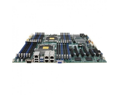 Материнская плата Материнская плата SuperMicro MBD-X10DRC-T4+-O, RTL  Enhanced Extended ATX    LGA 2011  24x 288-pin DDR4 DIMM slots  8x SAS3  5x USB 3.0  4x USB 2.0 ports  1x VGA Connector