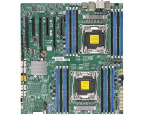 Supermicro Материнская плата SuperMicro MBD-X10DAI-B,  OEM E-ATX Intel Xeon processor E5-2600 v4/ v3 Dual Socket R3 (LGA 2011) 16x 288-pin DDR4 Intel C612 chipset 10x SATA3 3 PCI-E 3.0 x16