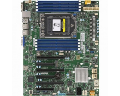 Supermicro Материнская плата SuperMicro MBD-H11SSL-I-B ATX AMD EPYC(Socket SP3) 8xDDR4 16xSATA M.2, 2x1GbE (Intel® I210) IPMI 3xPCI-Ex16 + 3xPCI-Ex8 Video port