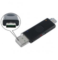 Картридер OTG / USB 2.0 Card Reader and Power & Sync KeyChain Adapter (UCR02A) OEM                                                                                                                                                                        