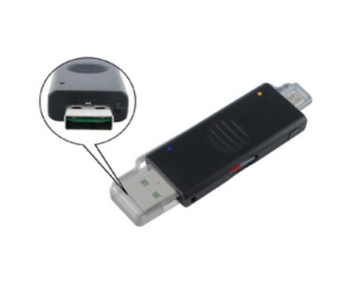 Картридер OTG / USB 2.0 Card Reader and Power & Sync KeyChain Adapter (UCR02A) OEM