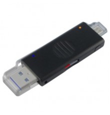 Картридер OTG / USB 3.0 Card Reader and Power & Sync KeyChain Adapter (FG-UCR01A-1AB-BU01)                                                                                                                                                                
